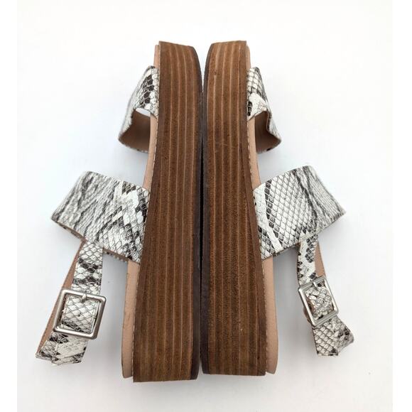 Steve Madden Teenie Platform Wedge Sandals Women's Multicolor Size US9M EU39.5 - Picture 6 of 13